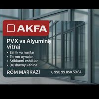 Akfa eshik va romlar