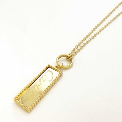 Золотая цепочка в стиле Cartier