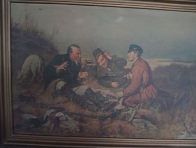 Картинка три ахотника