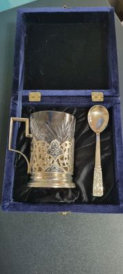 Подстаканник Серебреный 875 проба
