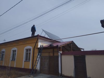 Куеш паннелари ўрнатш хизмати. Установка+материал расходлари билан жа