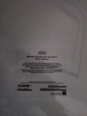 Ipad pro 12.9 inch 256 gb