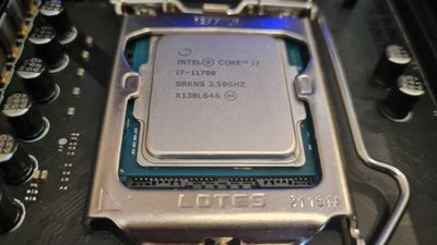 Процессор 11-го поколения Core i7 11700. Сокет LGA 1200. 8 Ядер 4,9ГГц
