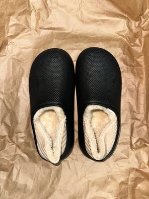Женские домашние тапочки с мехом
