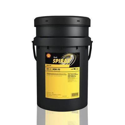 Масло трансмиссионное SHELL SPIRAX S2 A 80W-90 20л 209л