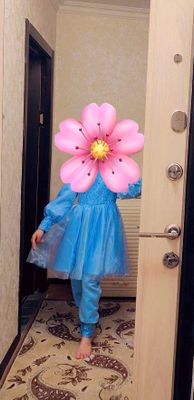 Organza matosidan tikilgan kelin look