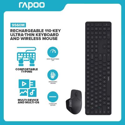 [НОВАЯ] Клавиатура & мышка RAPOO 9560M