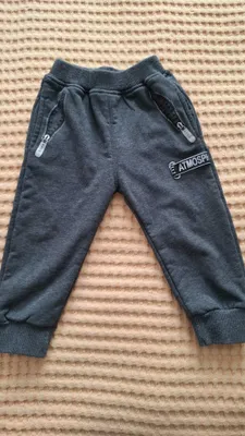 Теплые штанишки на мальчика 1-2г