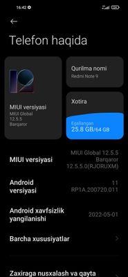 Redmi note 9 4.64 talik