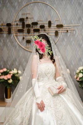 Роскошное пышное свадебное платье+аксессуары