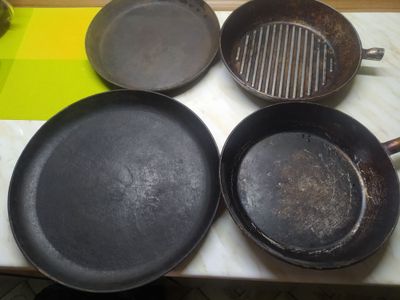 Сковородки разные советского периода