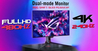 ASUS 32" Монитор Двухрежимный ROG OLED PG32UCDP 4k 240 hz- FHD 480hz