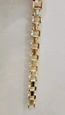 Золотой литой браслет Cartier