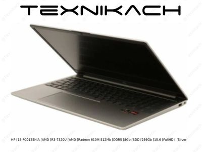 Ноут HP 15-FC0125NIA (CPU: AMD R3-7320U + GPU: AMD Radeon 610M 512Mb)