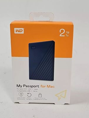 WD my passport for mac 2 TB из США Внешний накопитель, Western Digital