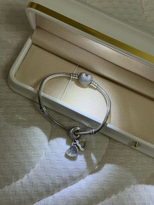 Браслет Pandora оригинал с шармиком