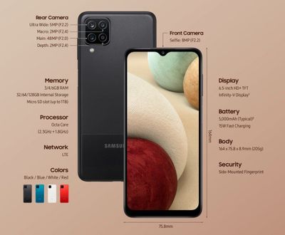 Samsung A12 32gb официалка