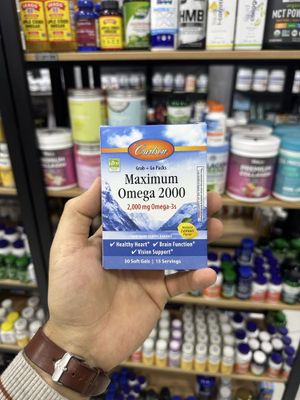 Carlson Maximum Omega-3 2000 mg 30 капсул