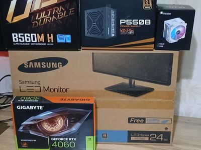 Продам Компьютер i5 RTX4060 Samsung 24 75Hz