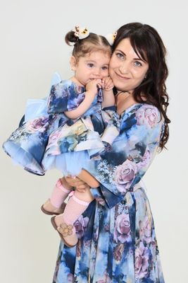 Платья мама и дочка