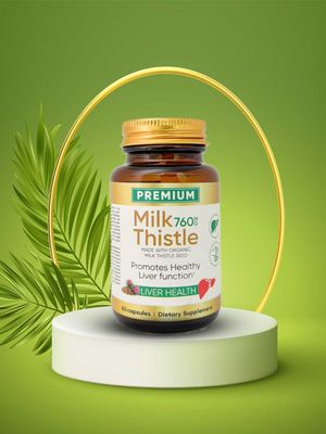 Milk Thistle capsules 760мг № 60 ООО " Шаназ"