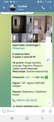 Uy sotiladi pul zarul