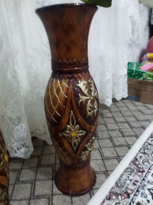 Ваза гипсовая высокая