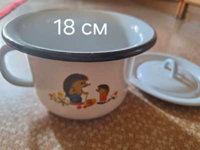 Новый детский горшок эмаль Советский