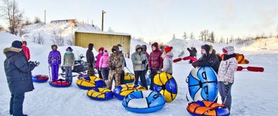 Тюбинг ватрушка или санки