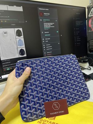 Goyard clutch средний размер