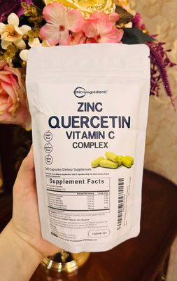 Zinc quercetin+vitamin c,6 xil turi bittada, picolinate,цинк, citrate
