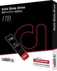 SSD 1Tb Addlink G55 Gen.5 (10 200Mb) NVMe. Гарантия 1 Год