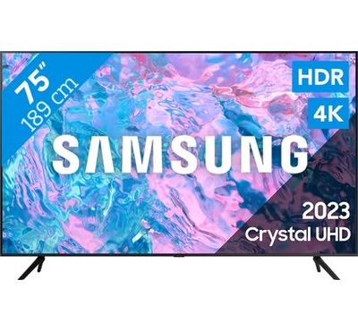 Телевизор Samsung 75*DU7100 75”4K Smart Tv + доставка 1350 канал бонус