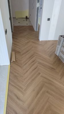 Укладка ламината ёлочкой