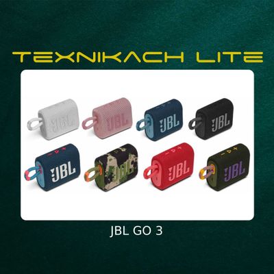 JBL GO 3 • Доставка Бесплатно