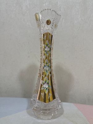 Хрустальная ваза богема