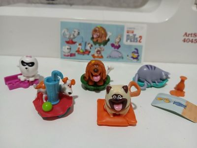 Киндер игрушки из серии домашние животные