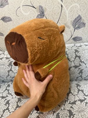 Игрушка мягкая Капибара, новая.