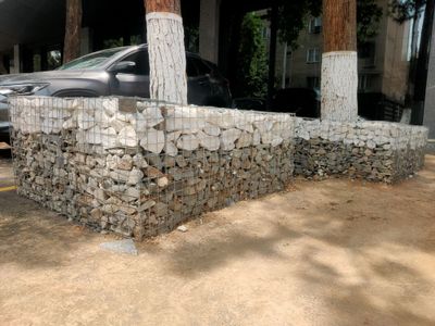 Gabion ishlarini bajaramiz/ Установка габион сетка