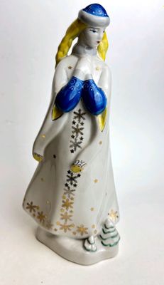фарфоровая статуэтка Снегурочка ЗХК большая