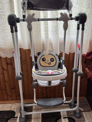 Детский батут и качеля
