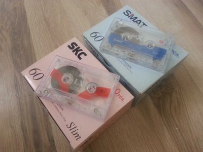 SKC и SMAT новые аудио кассеты продается made in korea. цена за 1шт.