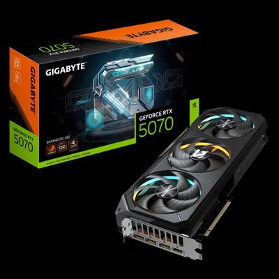 Gigabyte RTX 5070 Gaming OC 12GB GDDR7, DLSS 4, Ray Tracing, RGB стиль