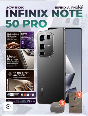 Infinix note 50 pro yangi