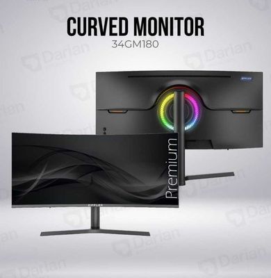 ZIFFLER 34GM1000-34″ 3K WQHD Curved Gaming monitor