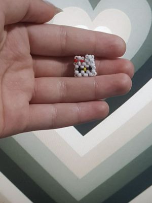 Hello kitty из бисера