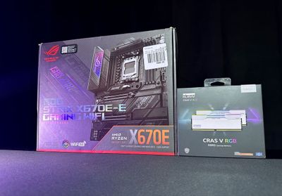 Топовый Комплект Klevv Cras V RGB 64GB 6400Hz+ Asus ROG Strix X670E-E