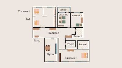 Аренда 5-комнатной квартиры 182 м² | Мирабад, метро Ойбек — 2 500 $мес