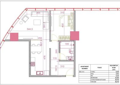 ЖК Piramit Tower Улица бабура 2/41/48/56м2 Коробка Продается квартира