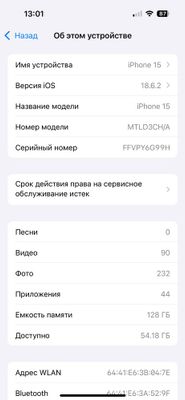 Iphone 15 128 гб
